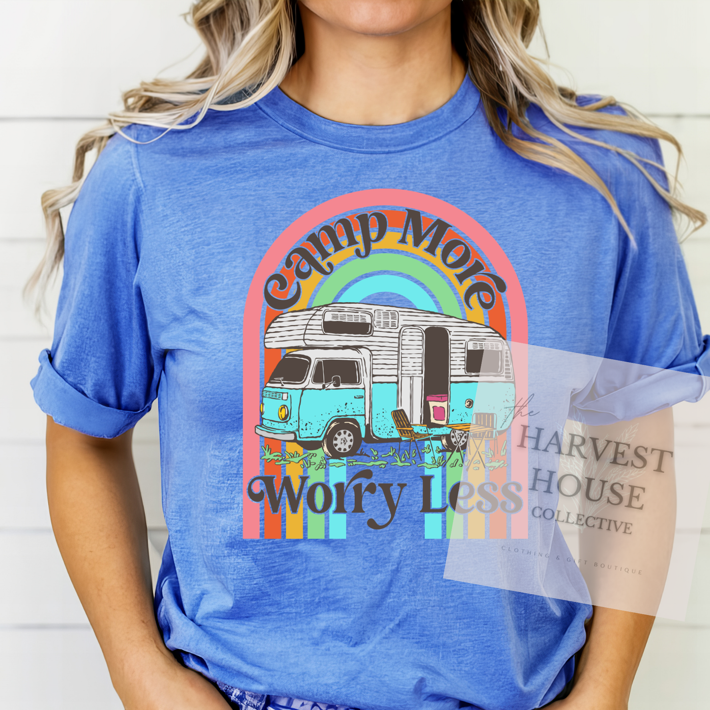 Camp More Worry Less Bella Canvas Tee