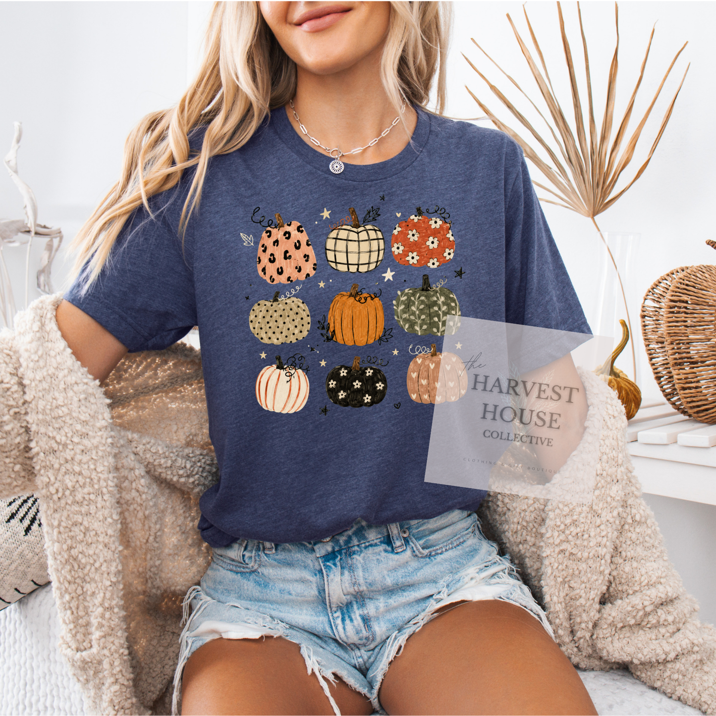 Boho Pumpkins Bella Canvas Tee