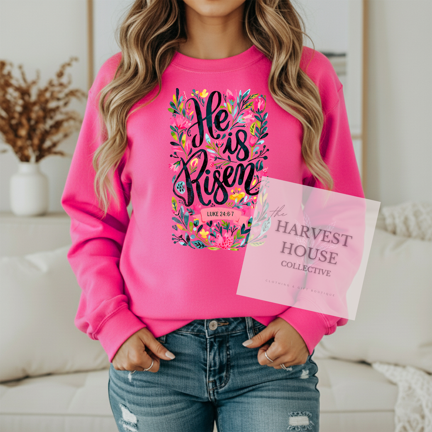 He is Risen Gildan Crewneck & Hoodie