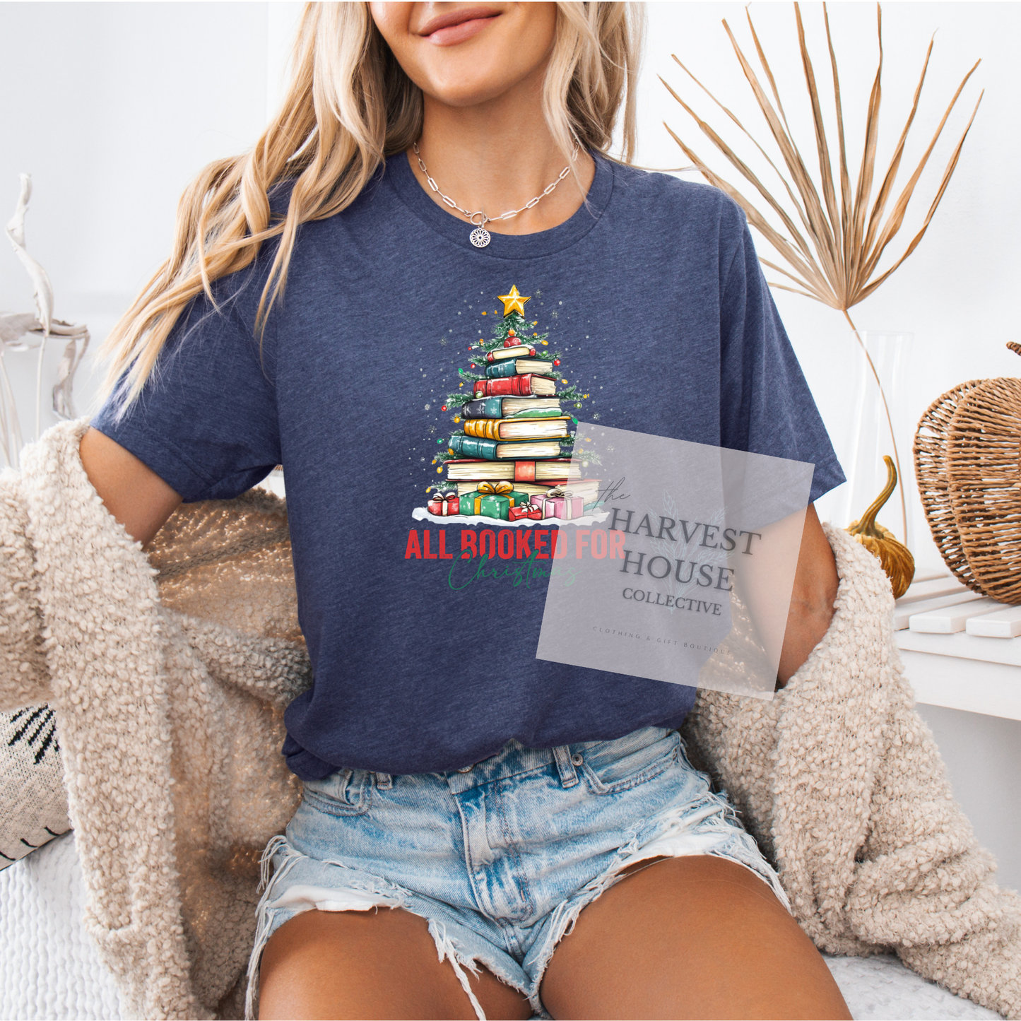 All Booked For Christmas Shirt