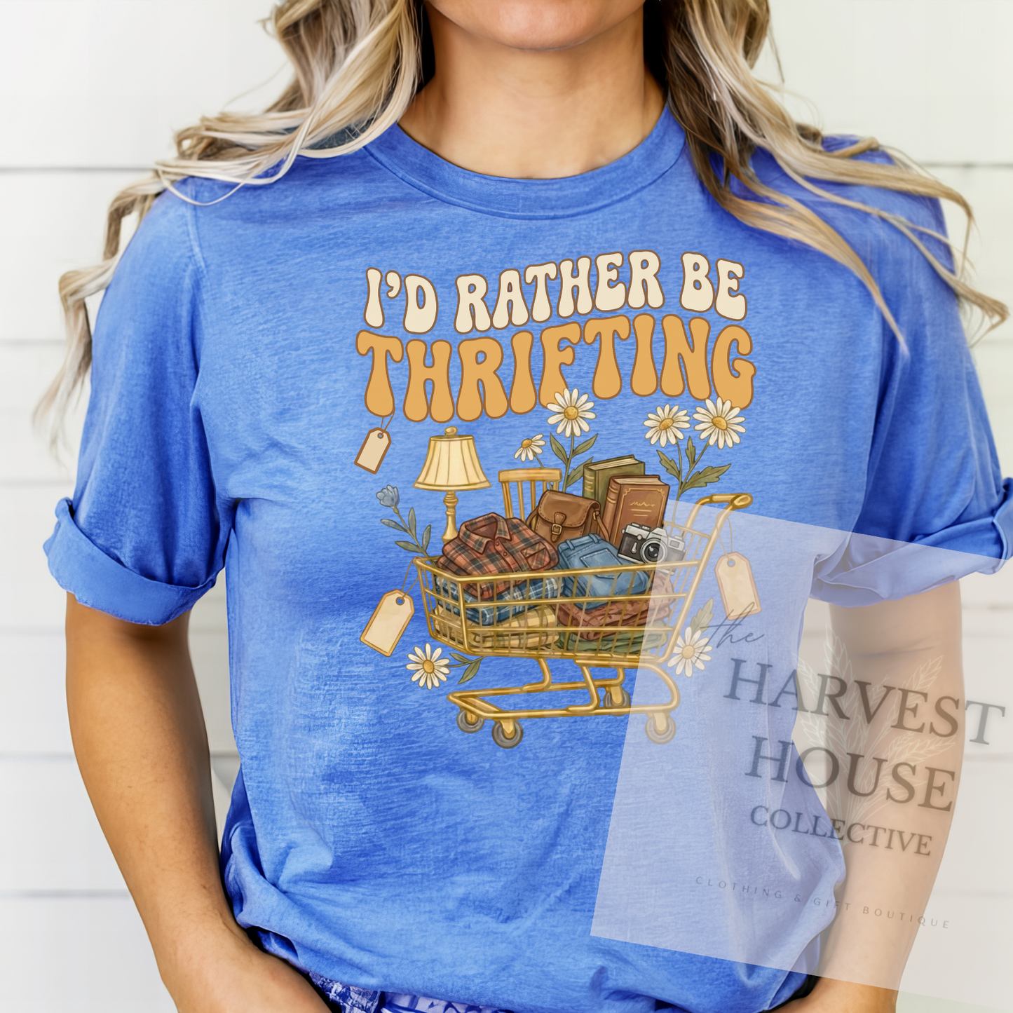 I'd Rather Be Thrifting Bella Canvas Tee