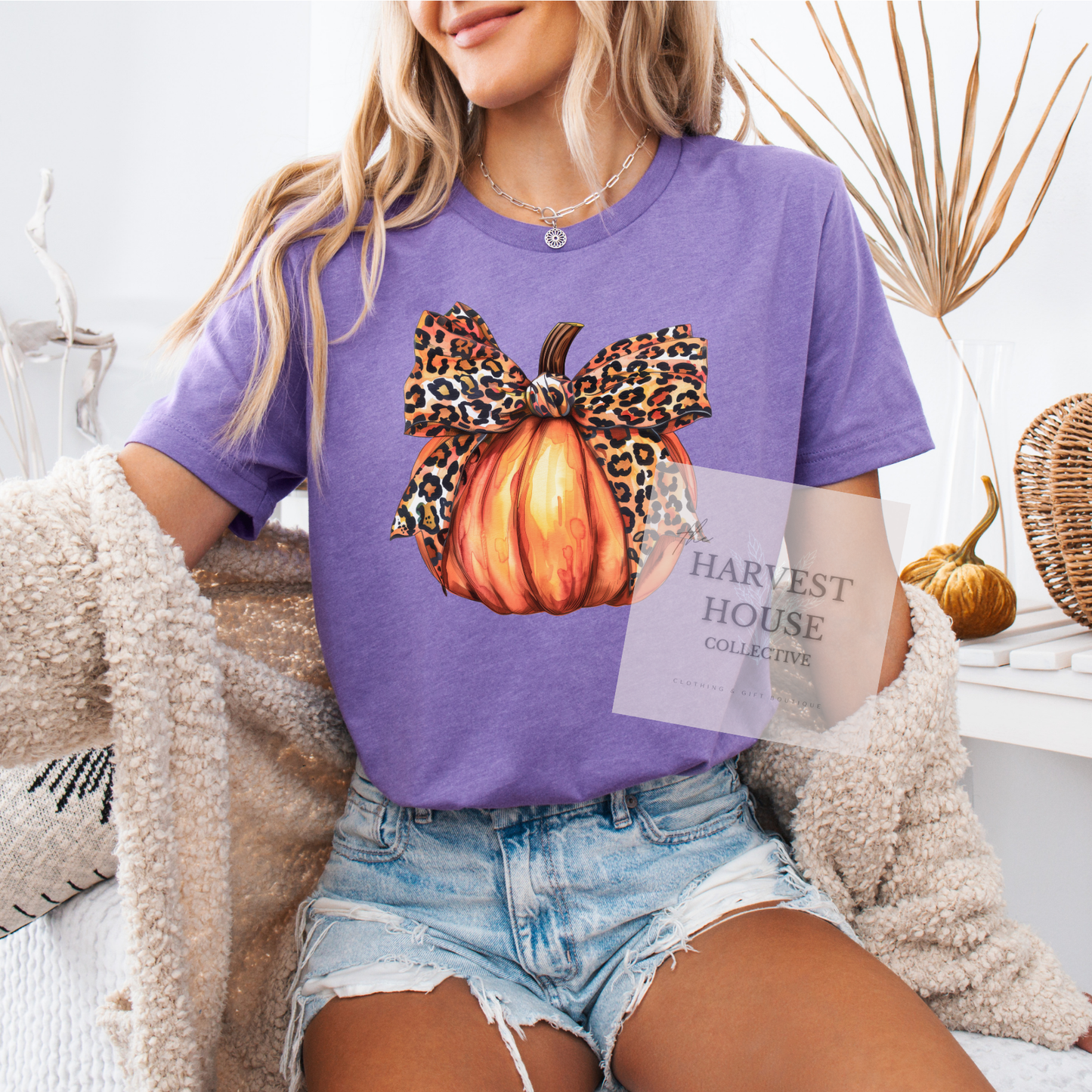 Leopard Pumpkin Tee