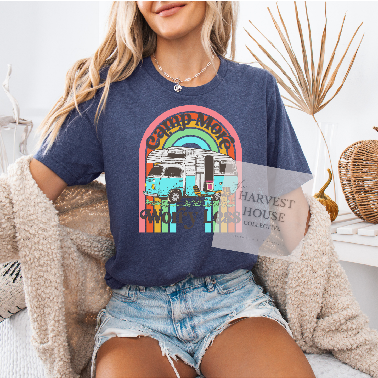 Camp More Worry Less Bella Canvas Tee
