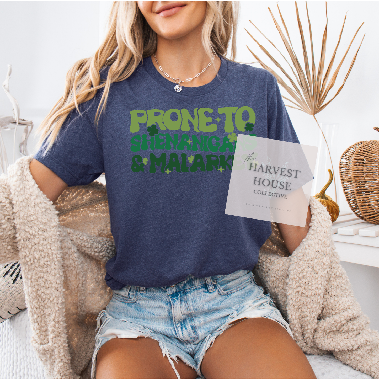 Prone To Shenanigans And Malarky Bella Canvas Tee