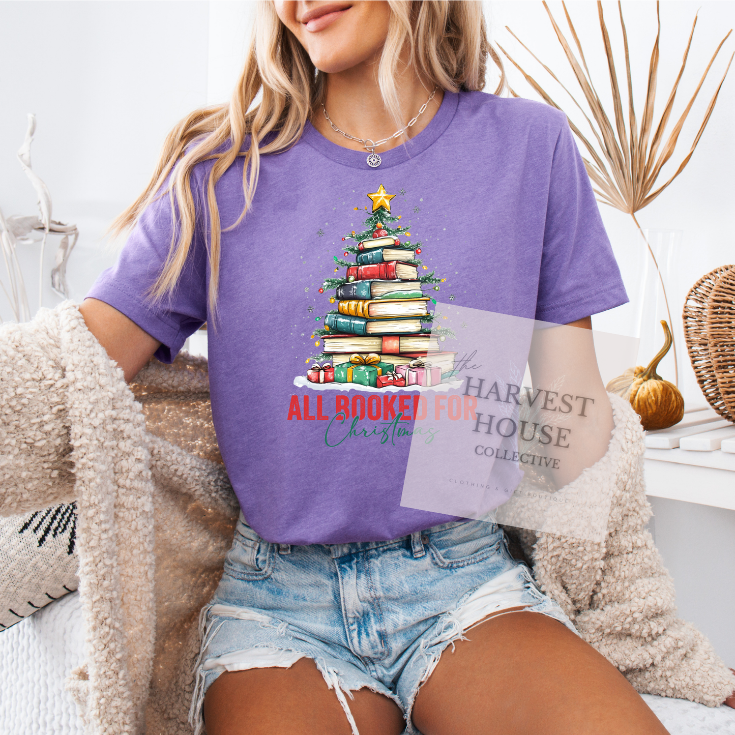 All Booked For Christmas Shirt