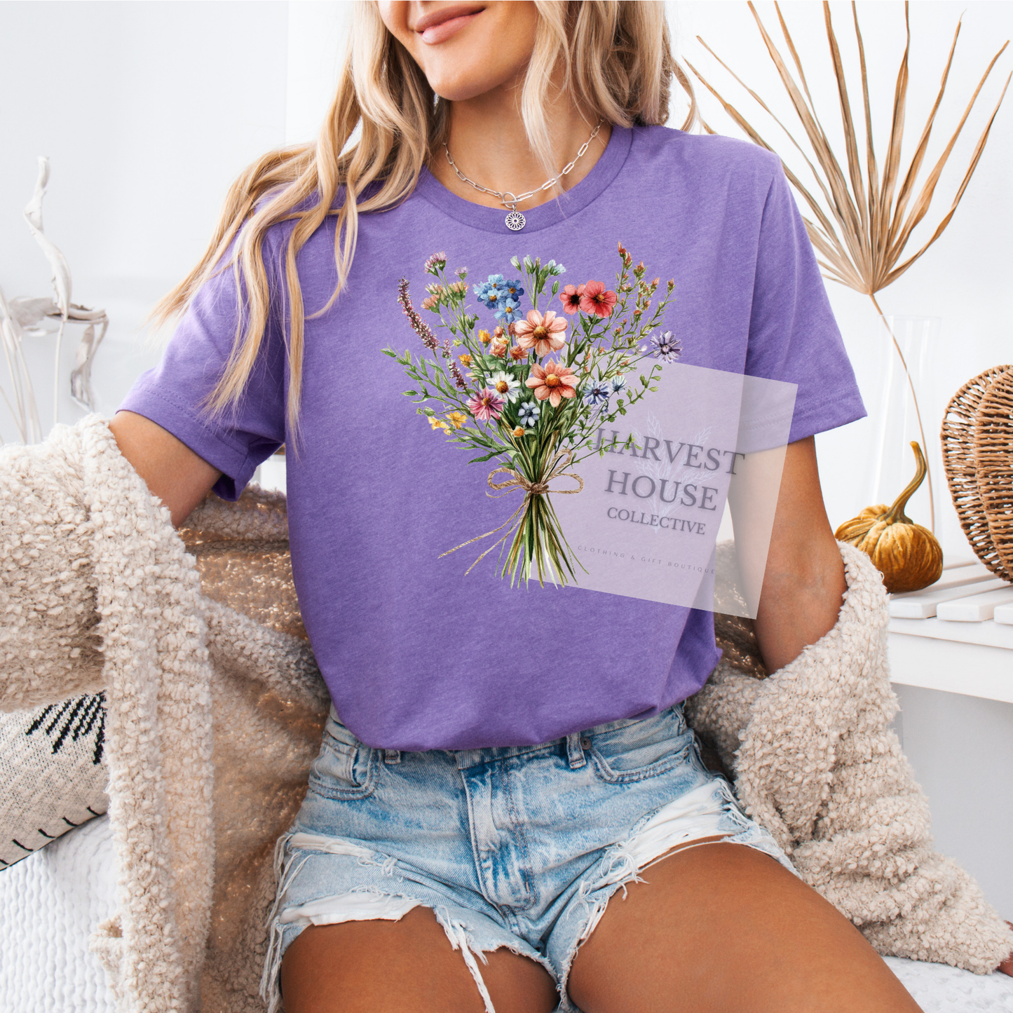 Floral Bouquet Bella Canvas Tee