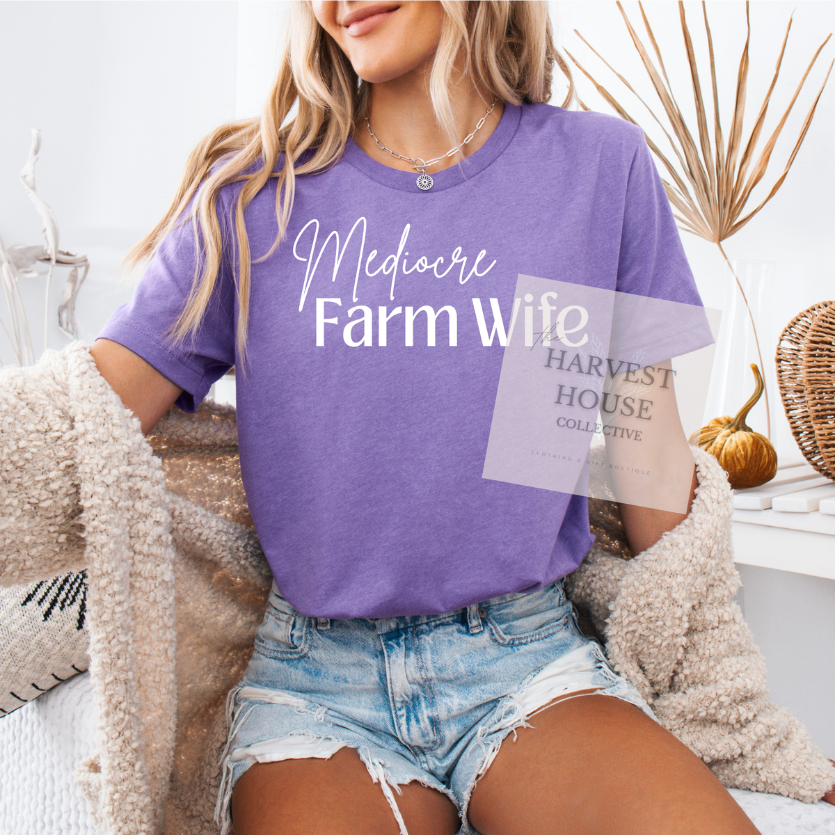 Mediocre Farm Wife Tee