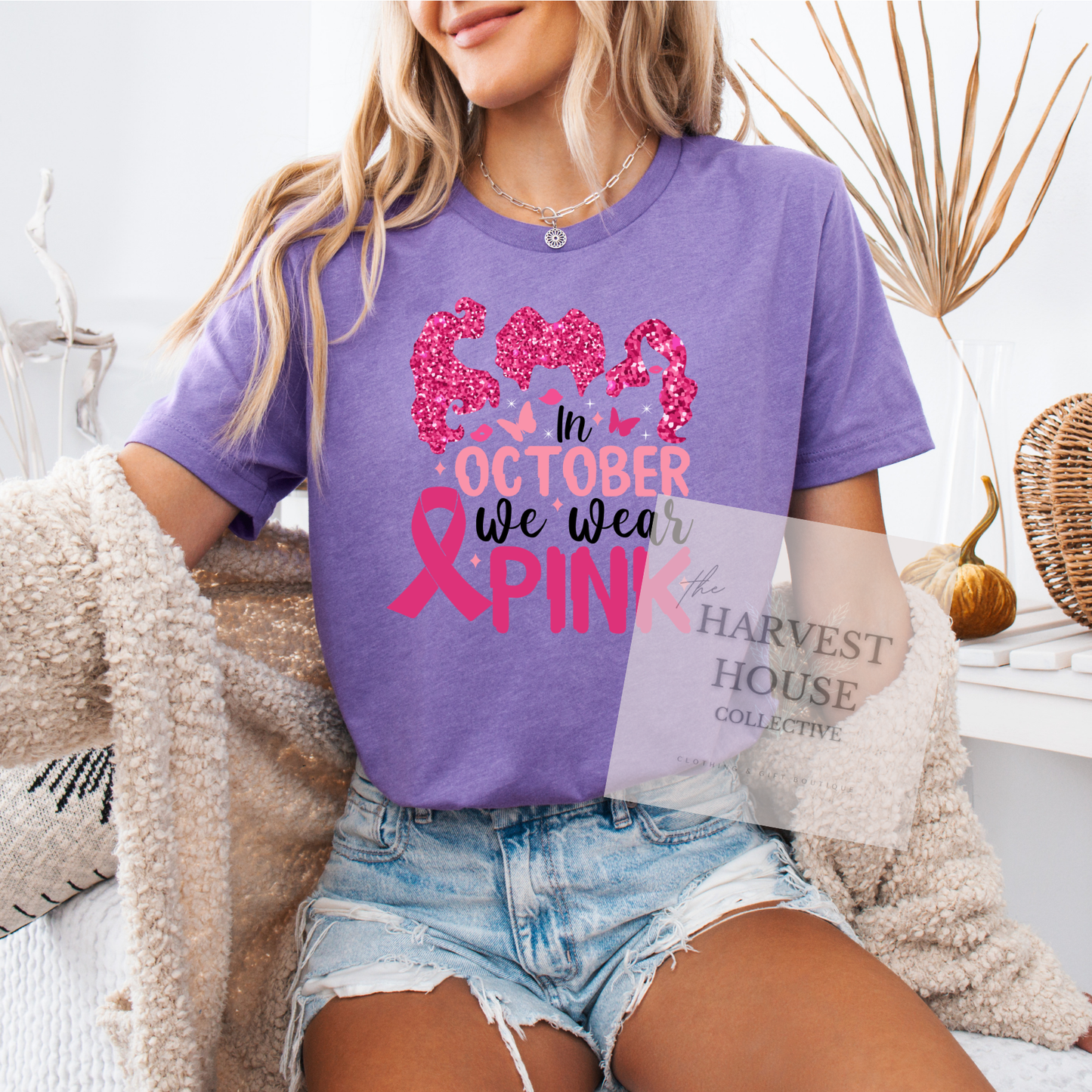 We Wear Pink Bella Canvas Tee