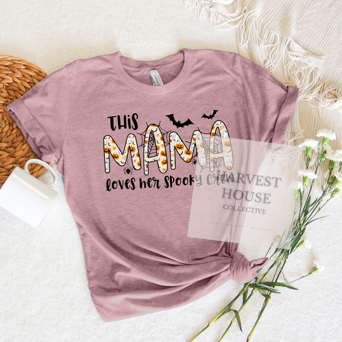 This Mama Loves Her Spooky Crew Tee