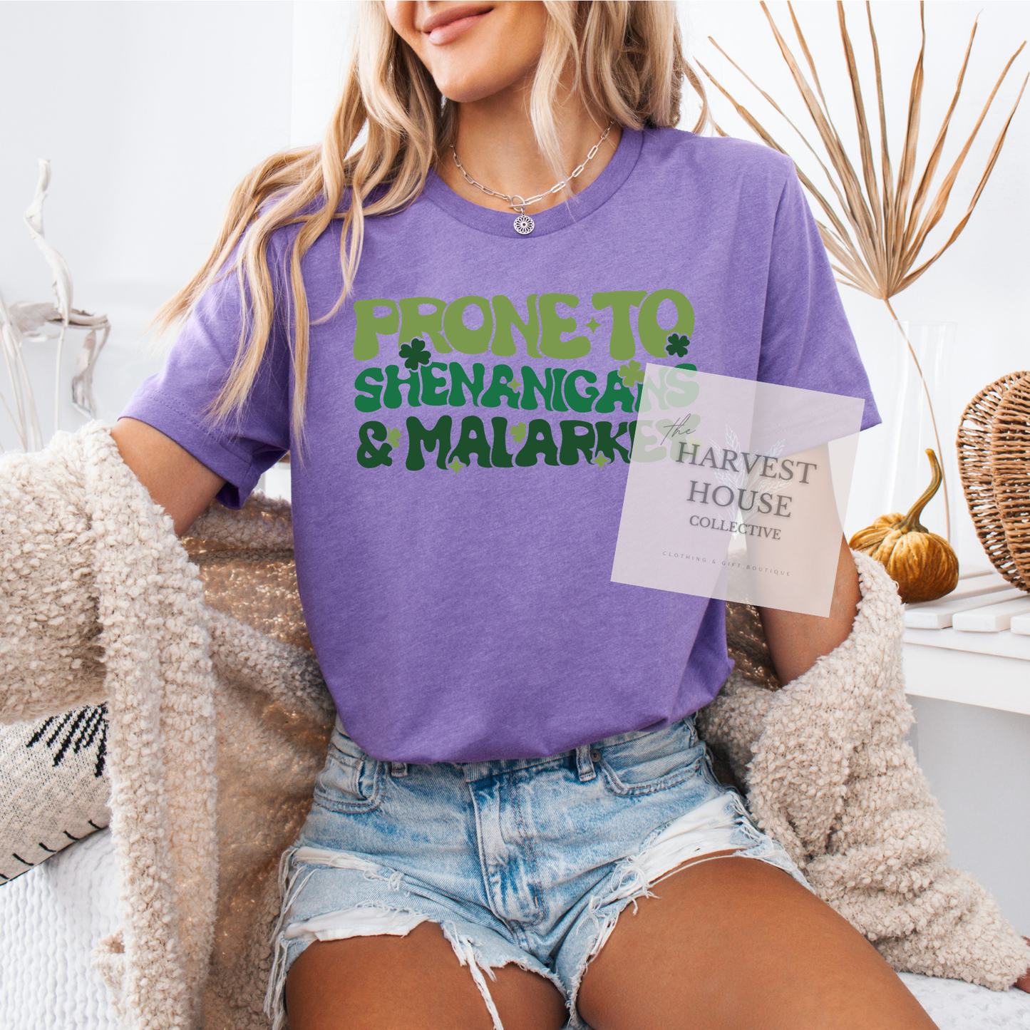 Prone To Shenanigans And Malarky Bella Canvas Tee