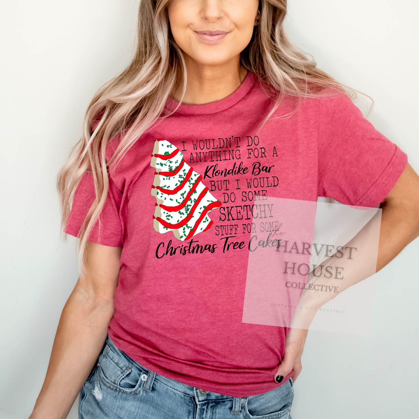 Christmas Tree Cake Bella Canvas Tee