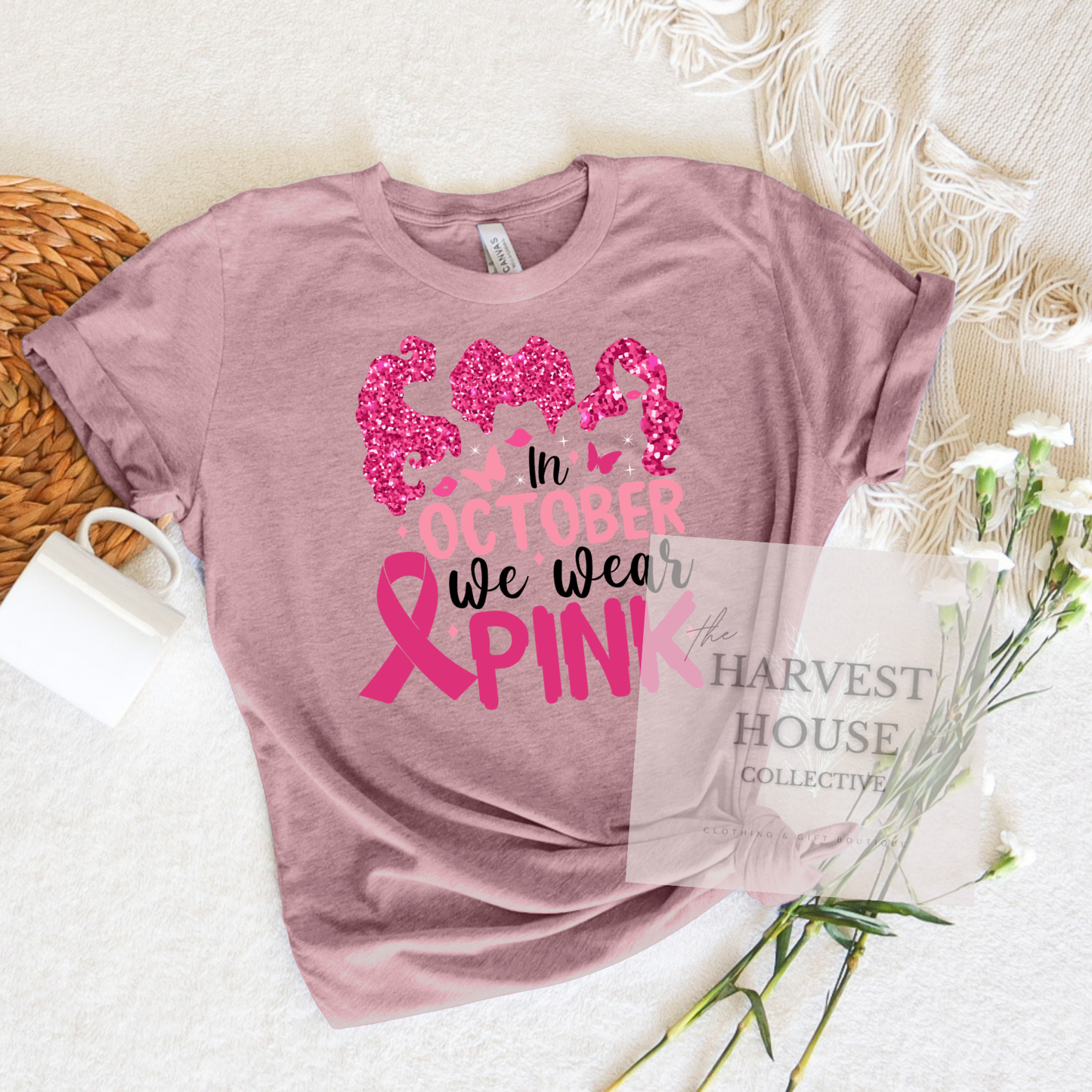 We Wear Pink Bella Canvas Tee