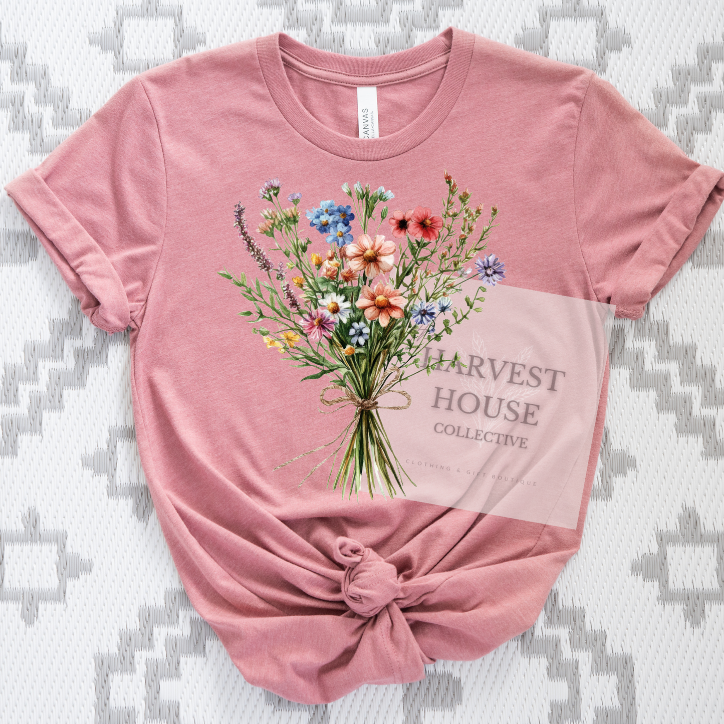 Floral Bouquet Bella Canvas Tee