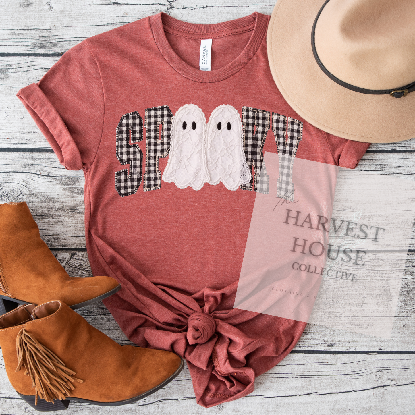 Faux Lace Spooky Shirt