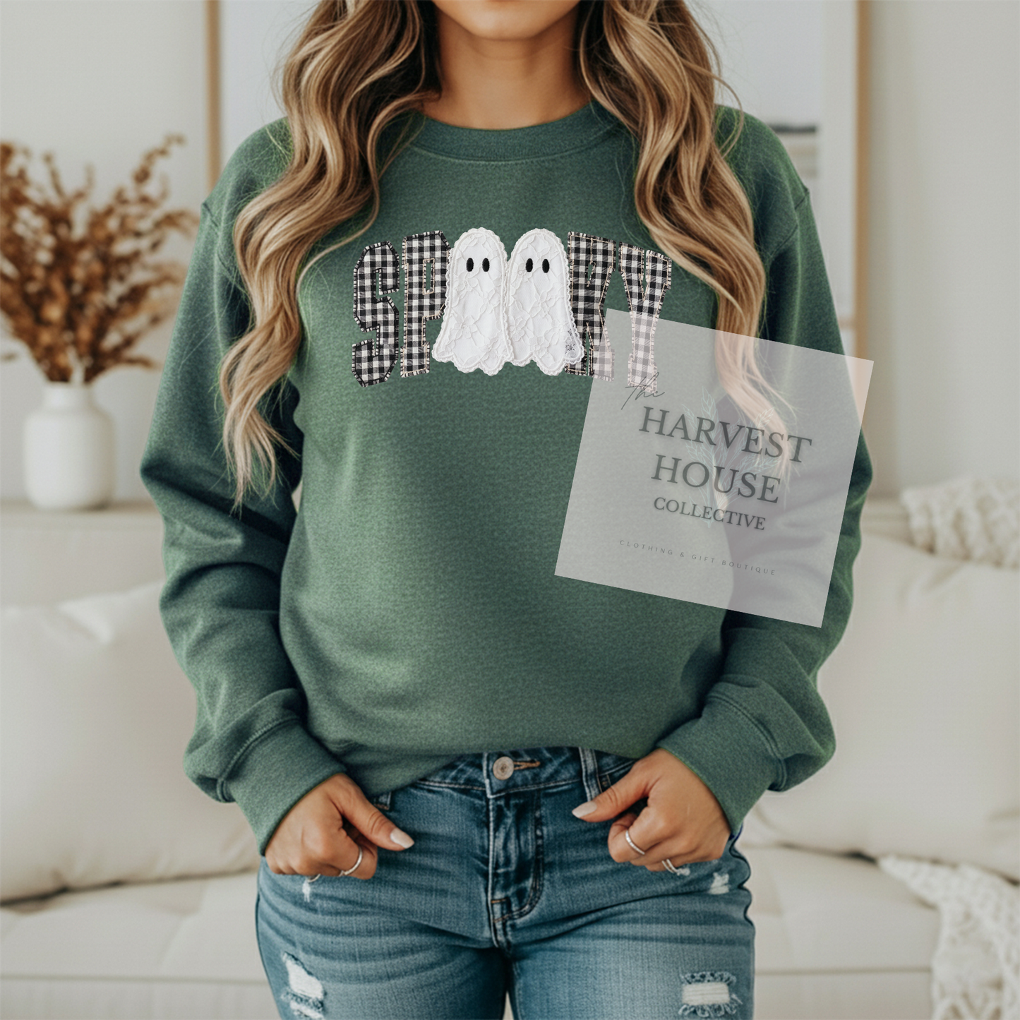 Faux Lace Spooky Shirt