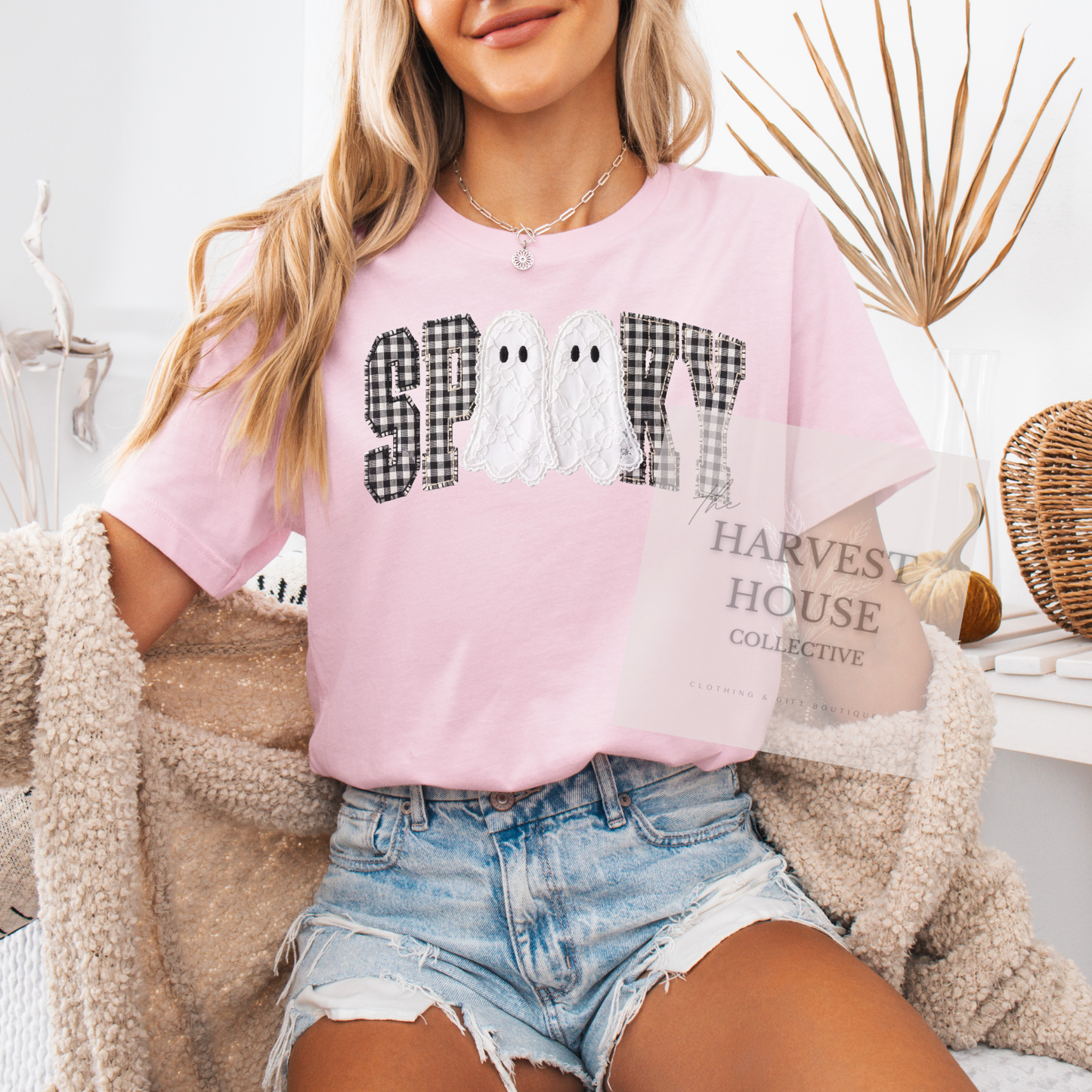 Faux Lace Spooky Shirt