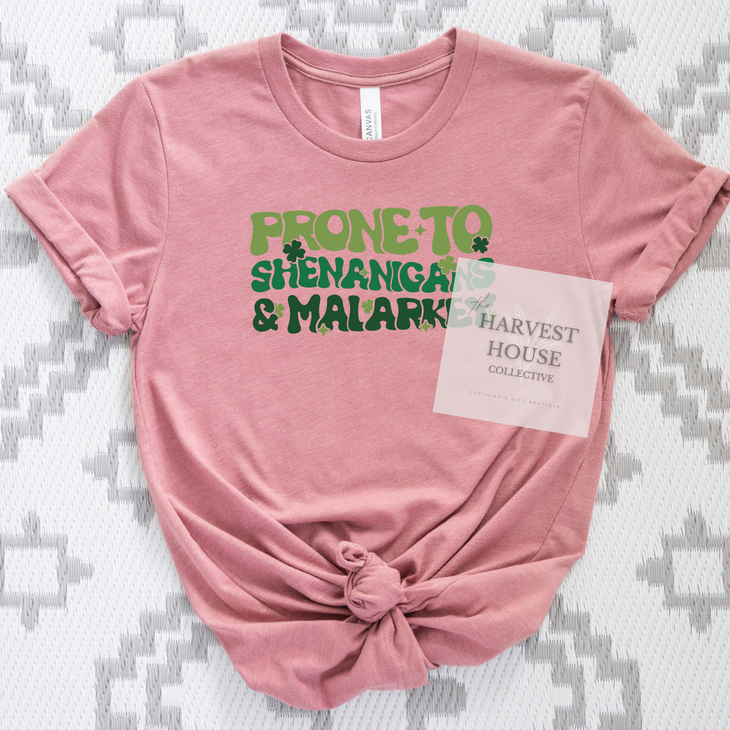 Prone To Shenanigans And Malarky Bella Canvas Tee