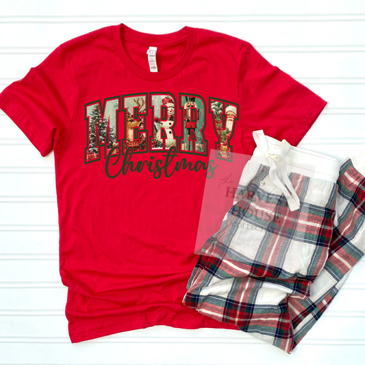 Retro Merry Christmas Sweatshirt
