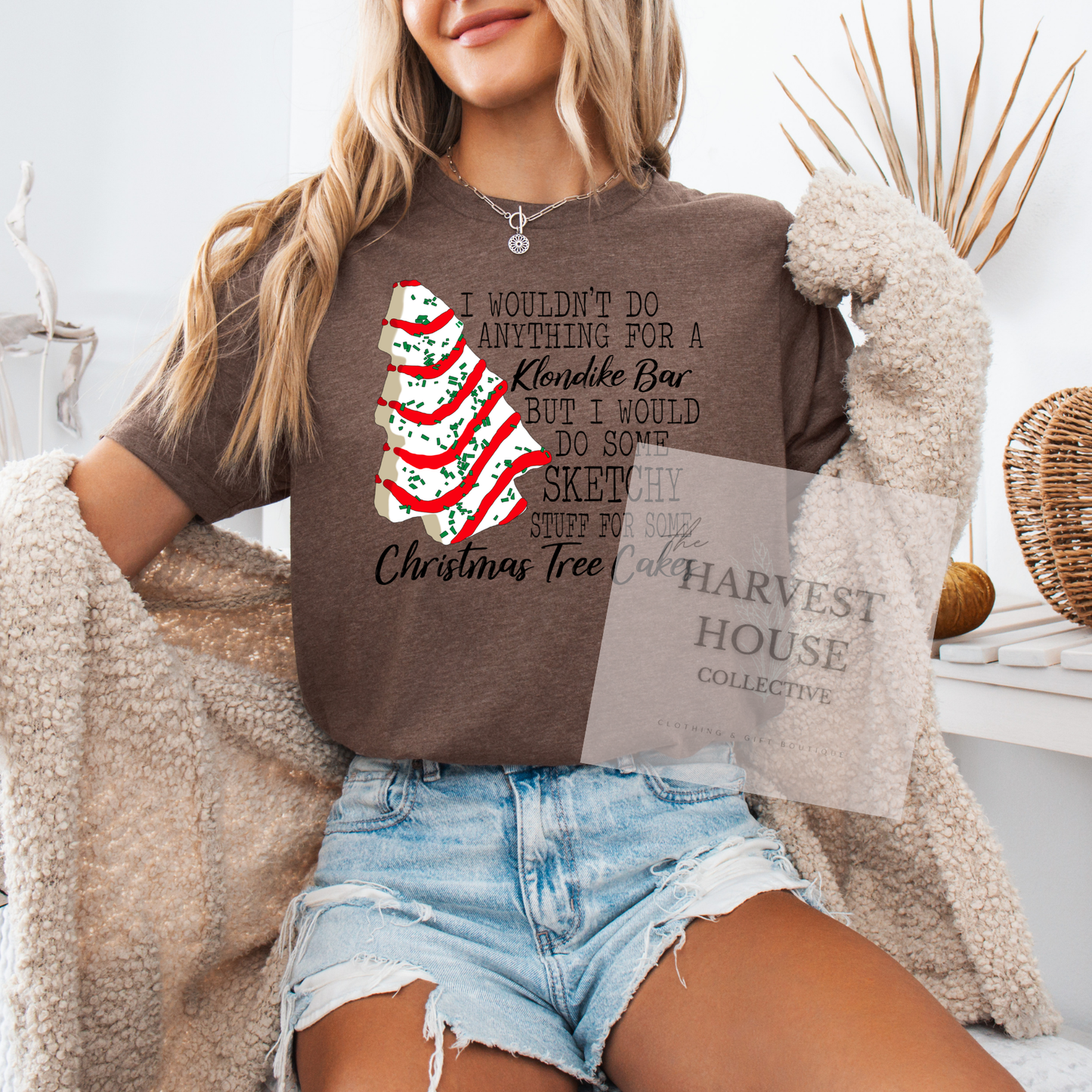Christmas Tree Cake Bella Canvas Tee