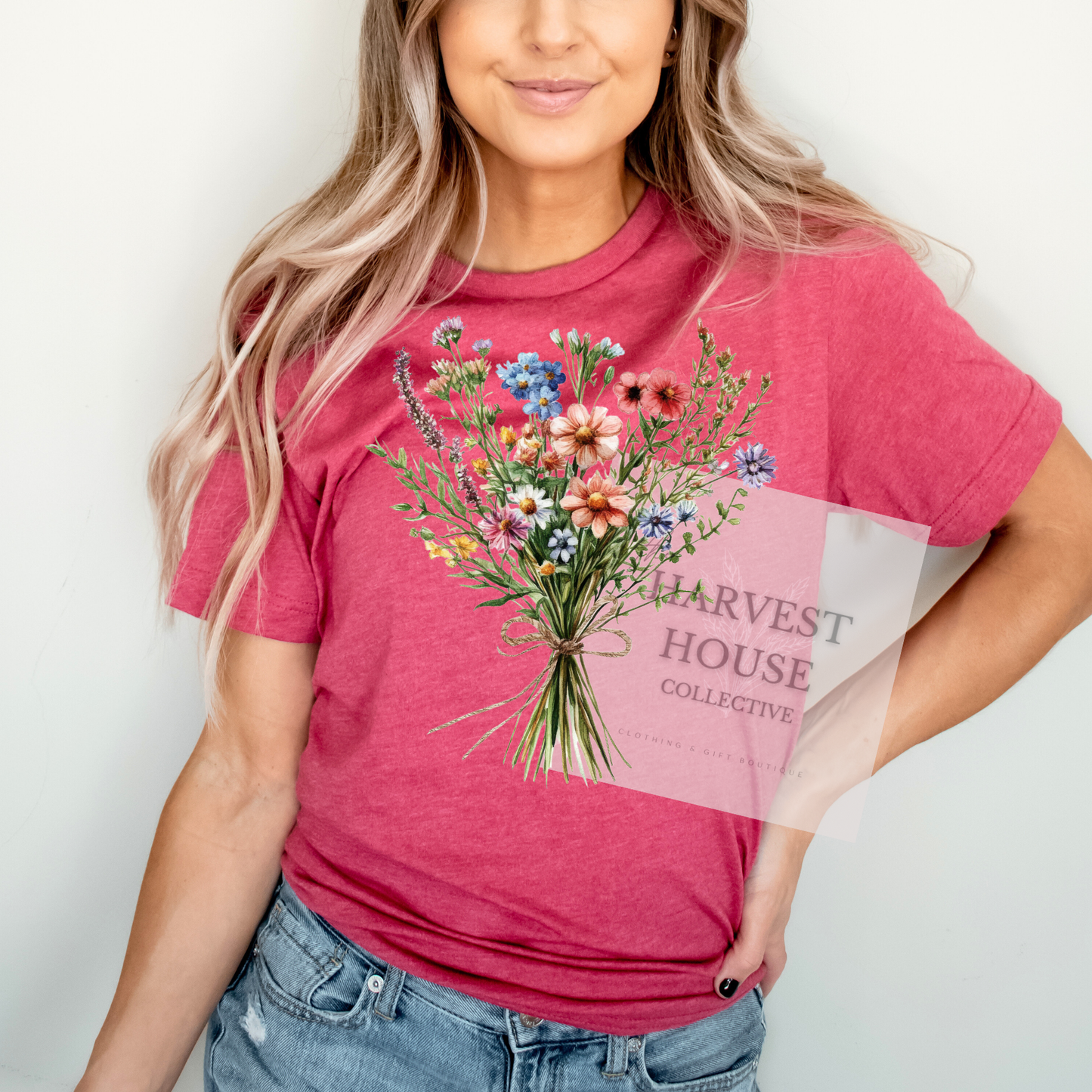 Floral Bouquet Bella Canvas Tee