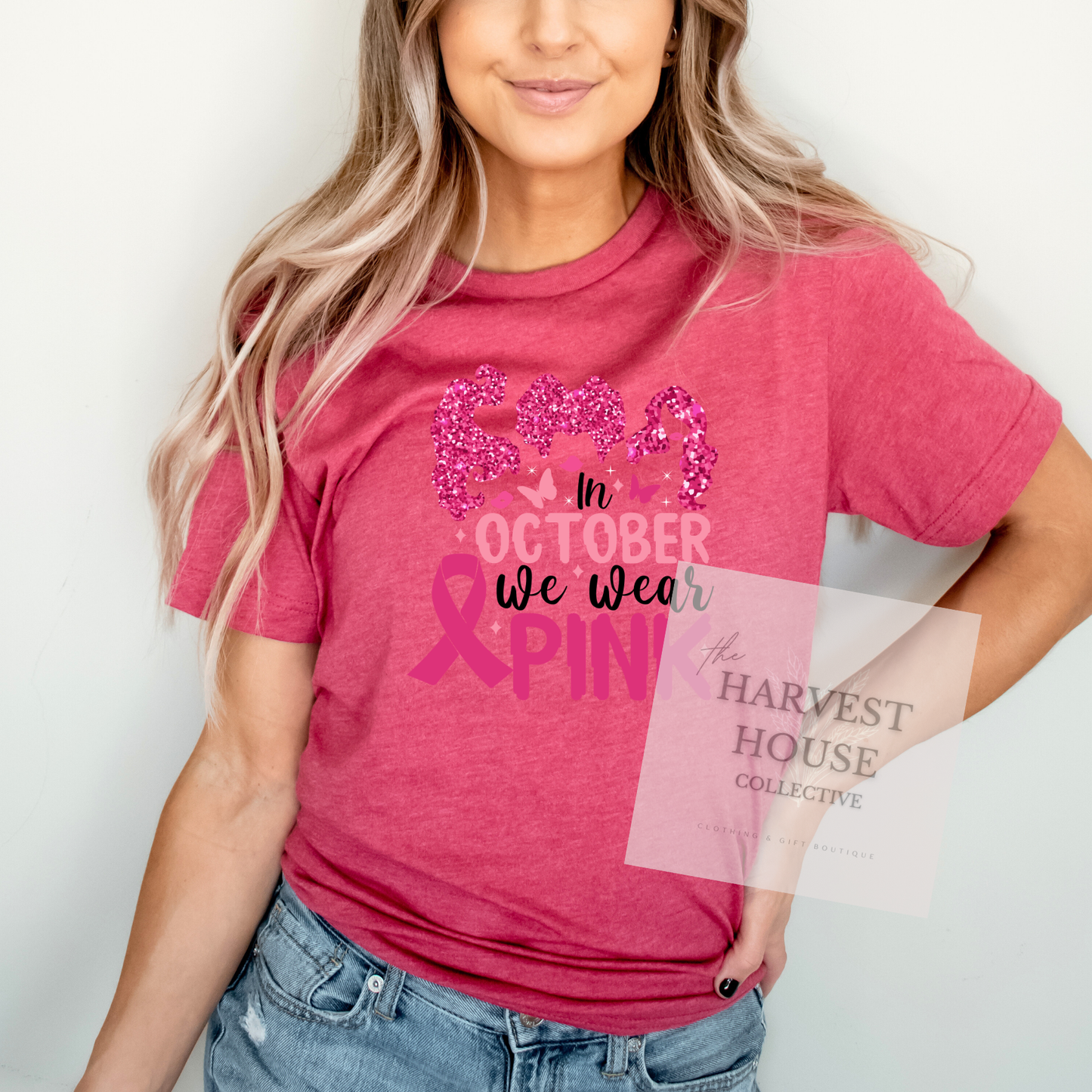We Wear Pink Bella Canvas Tee