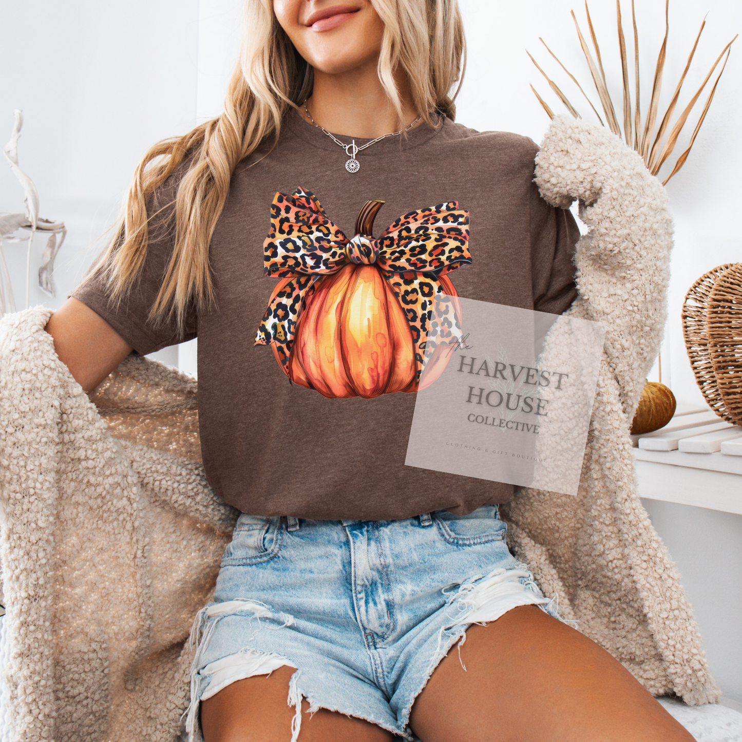 Leopard Pumpkin Tee