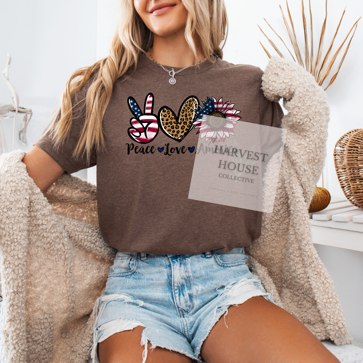 Peace Love America Shirt