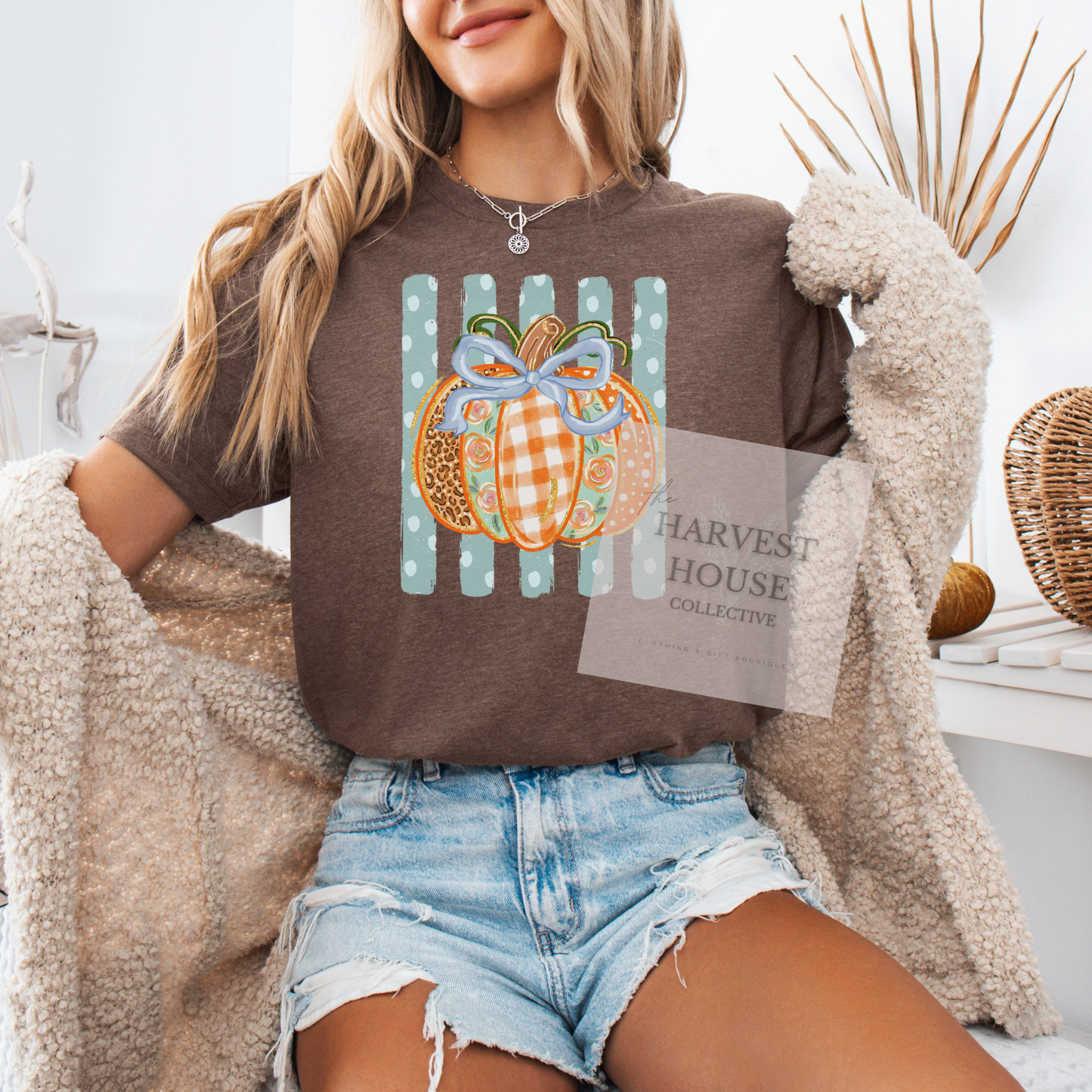 Polka Dot Pumpkin Tee
