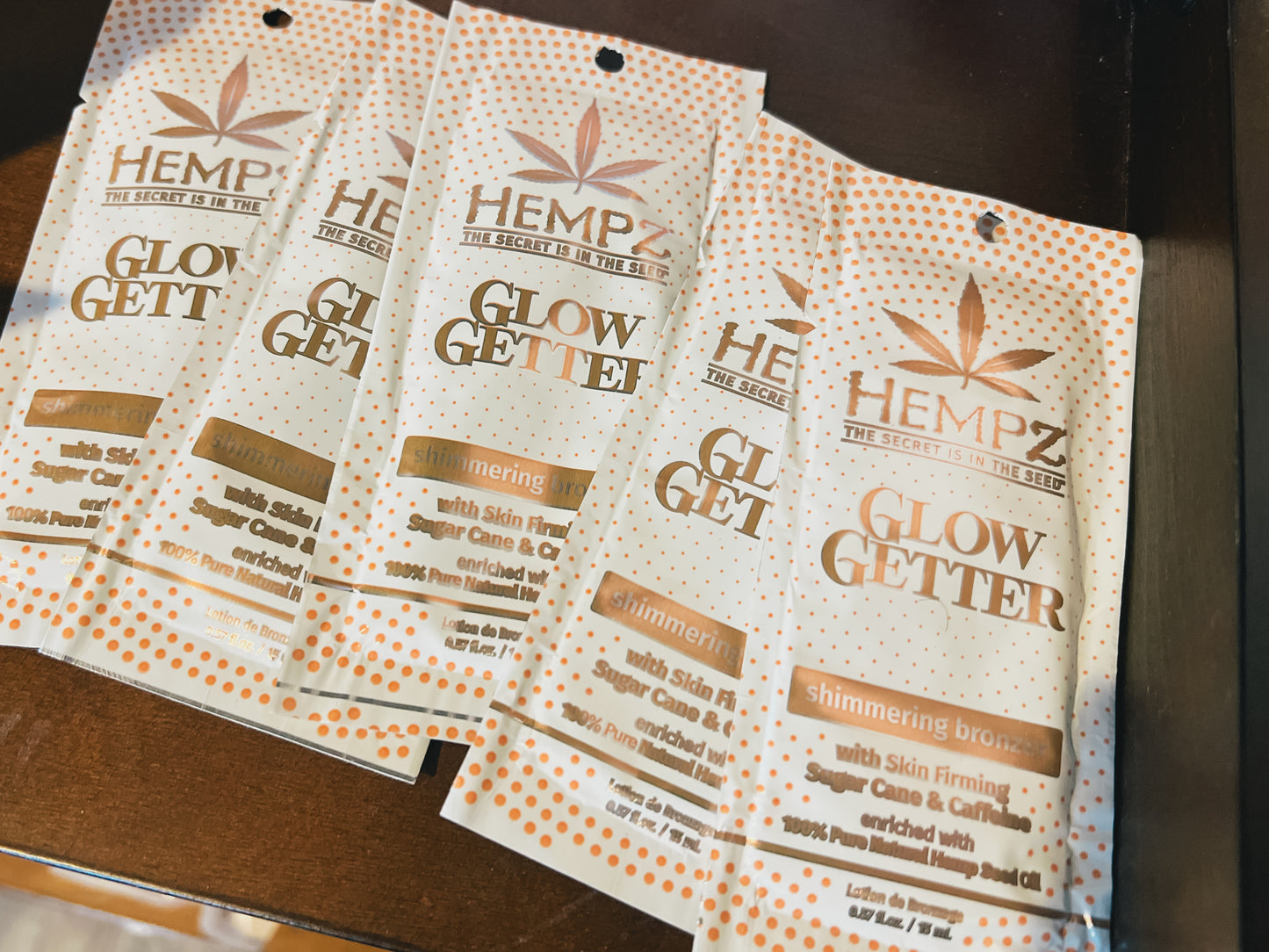 Hempz Glow Getter Bronzer Packets