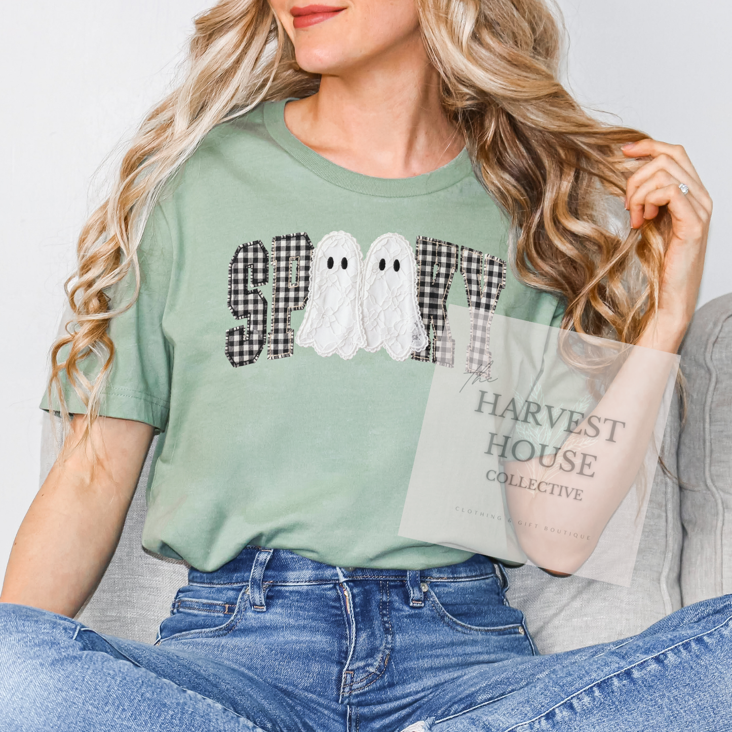 Faux Lace Spooky Shirt