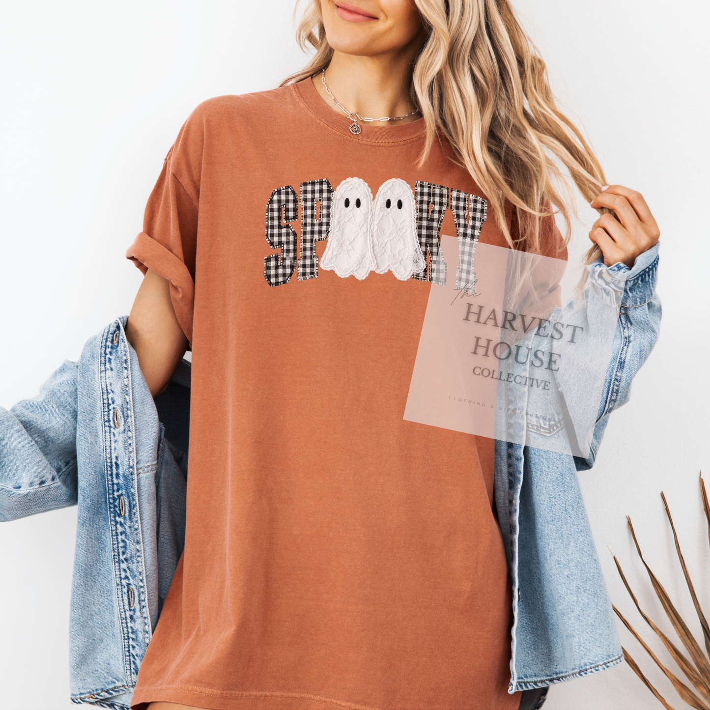 Faux Lace Spooky Shirt