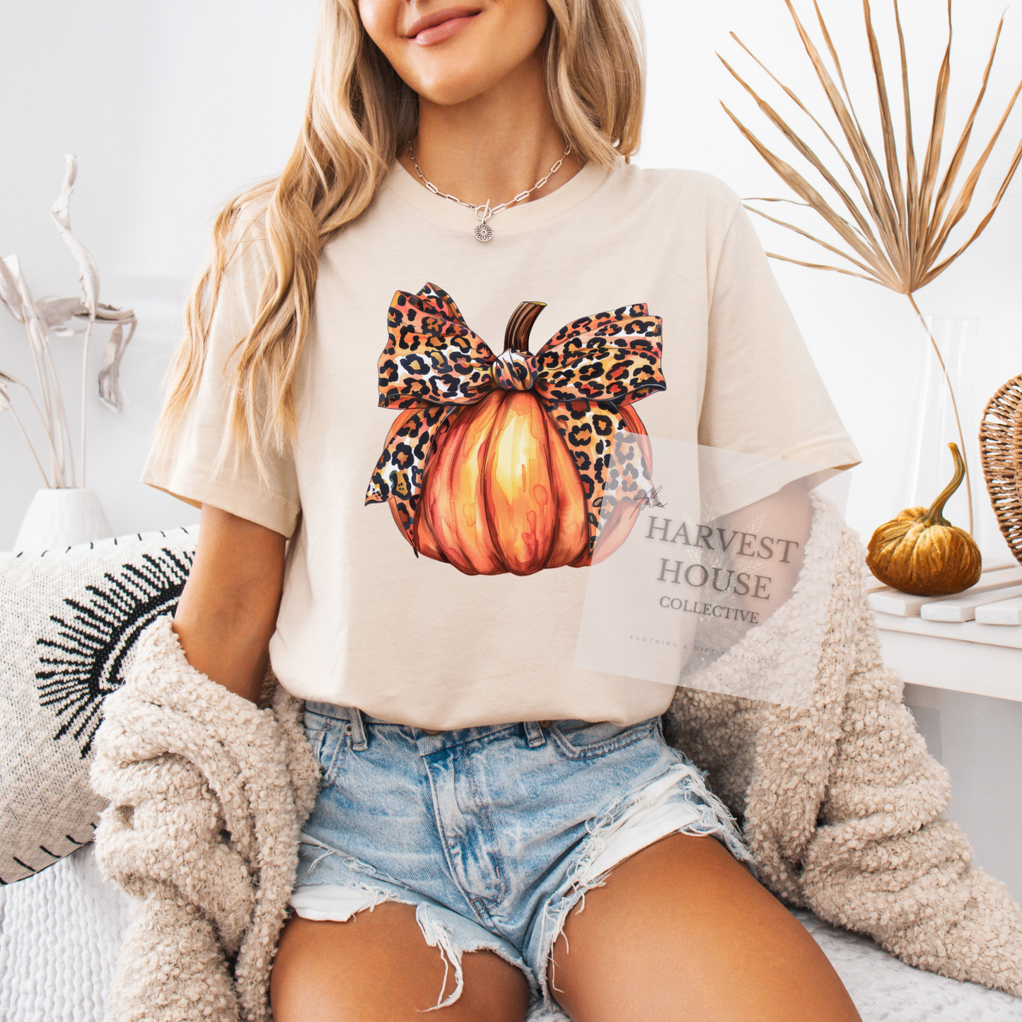 Leopard Pumpkin Tee