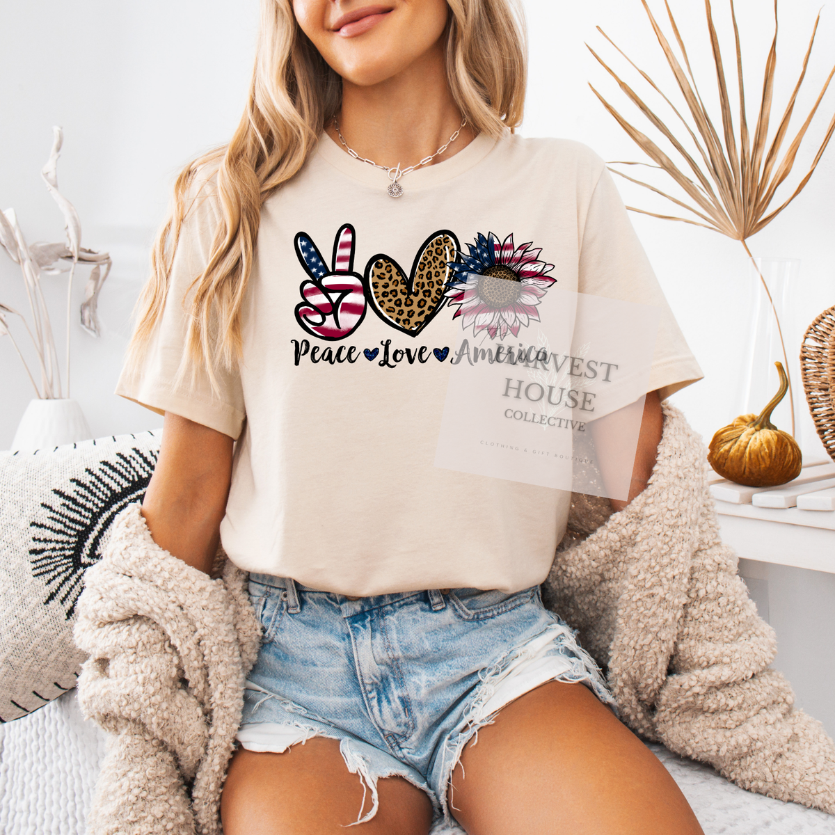 Peace Love America Shirt