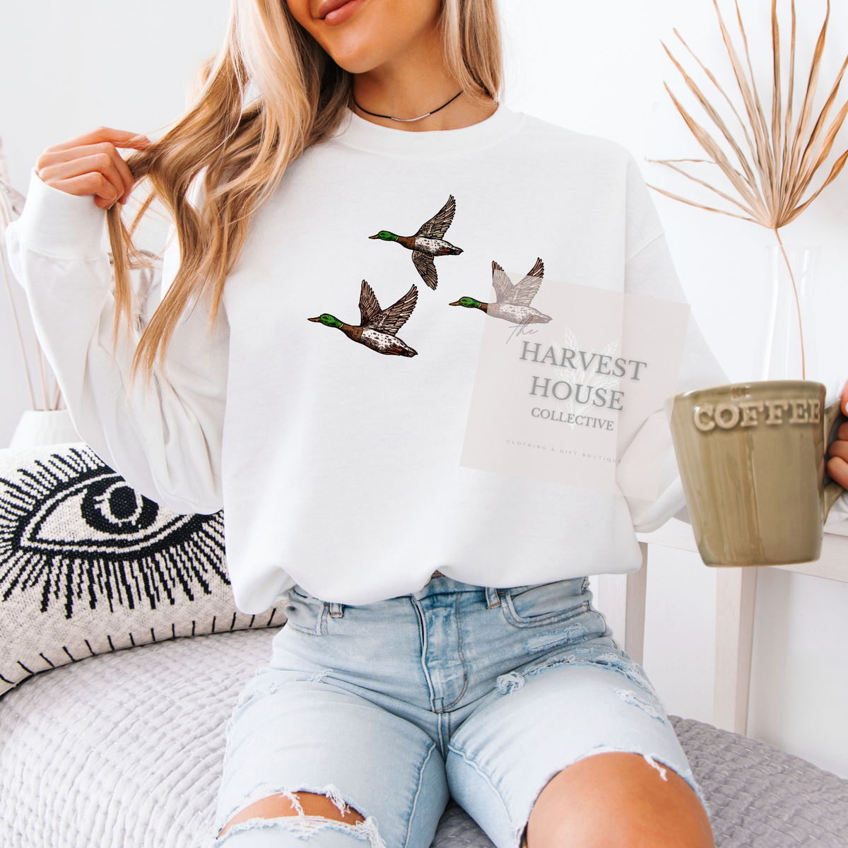 Flying Mallard Crewneck & Hoodie
