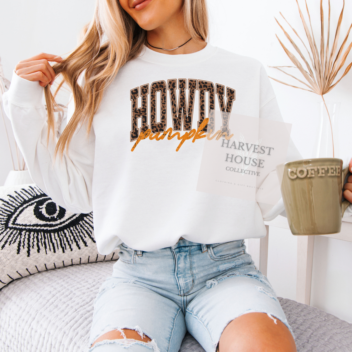 Howdy Pumpkin Crewneck & Hoodie