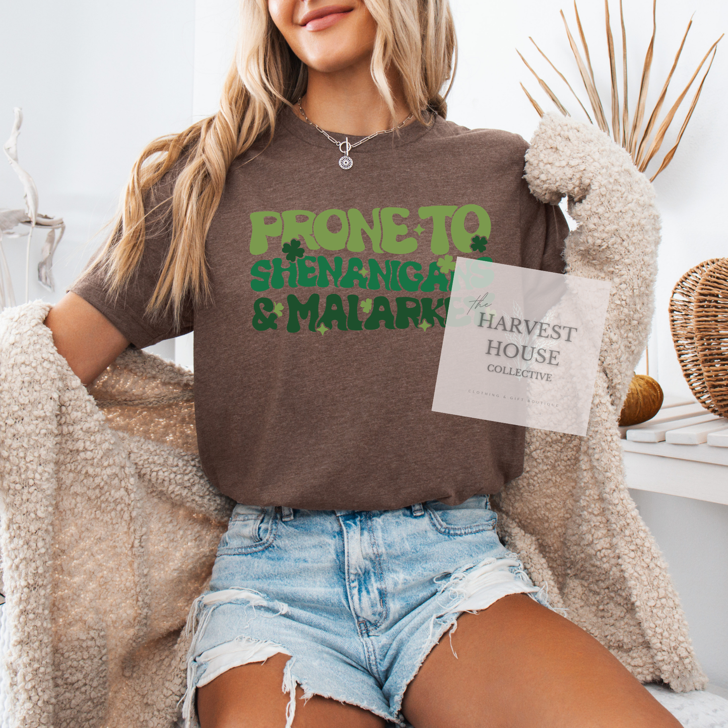 Prone To Shenanigans And Malarky Bella Canvas Tee