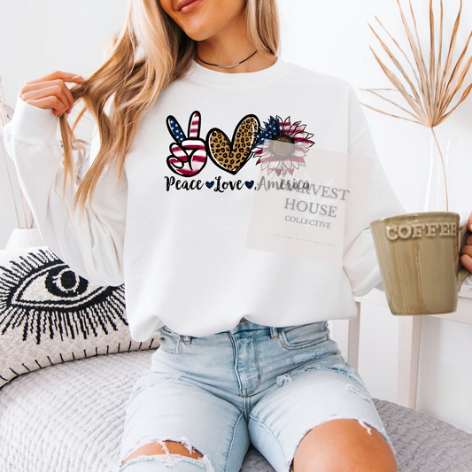 Peace Love America Shirt
