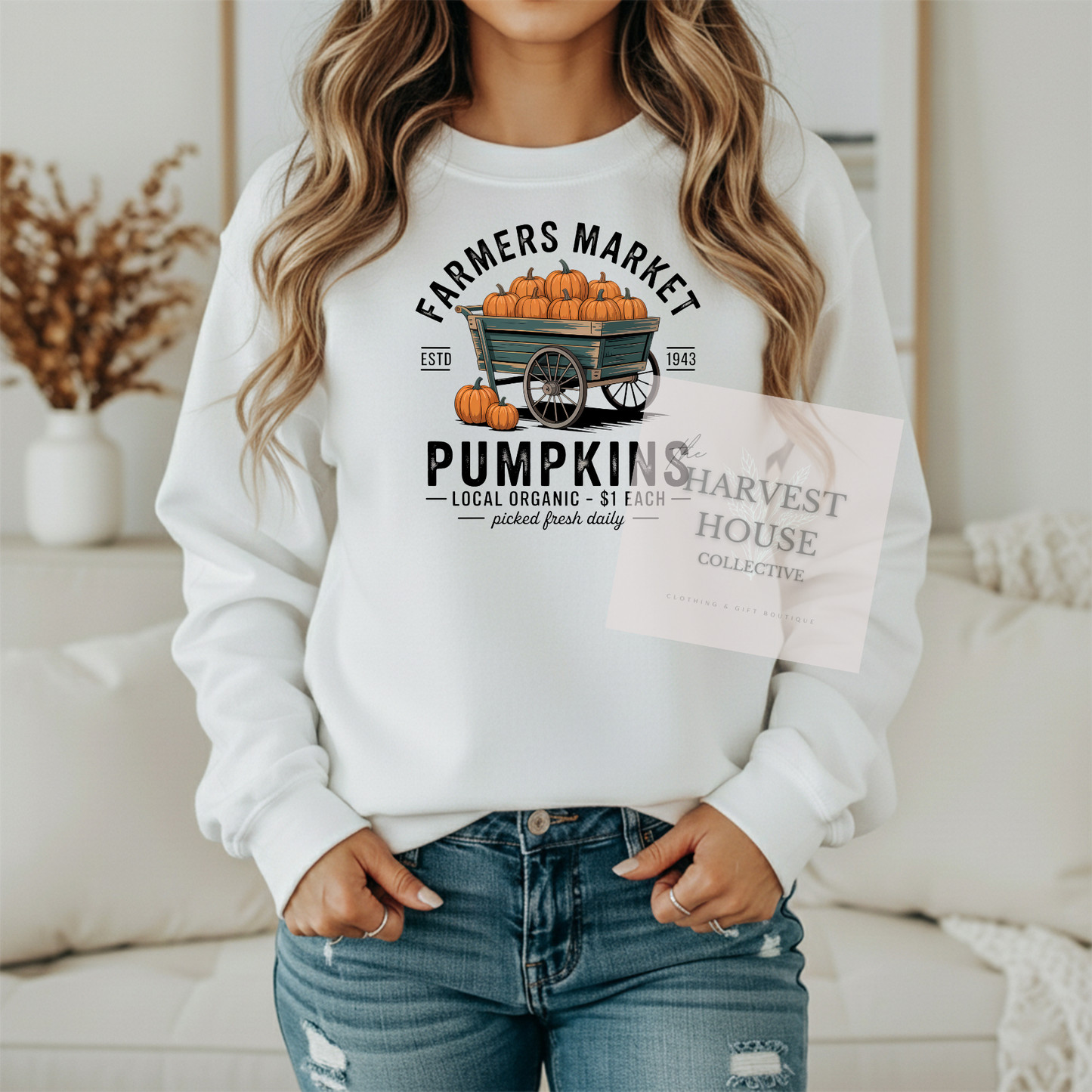 Farmers Market Gildan Hoodie & Crewneck