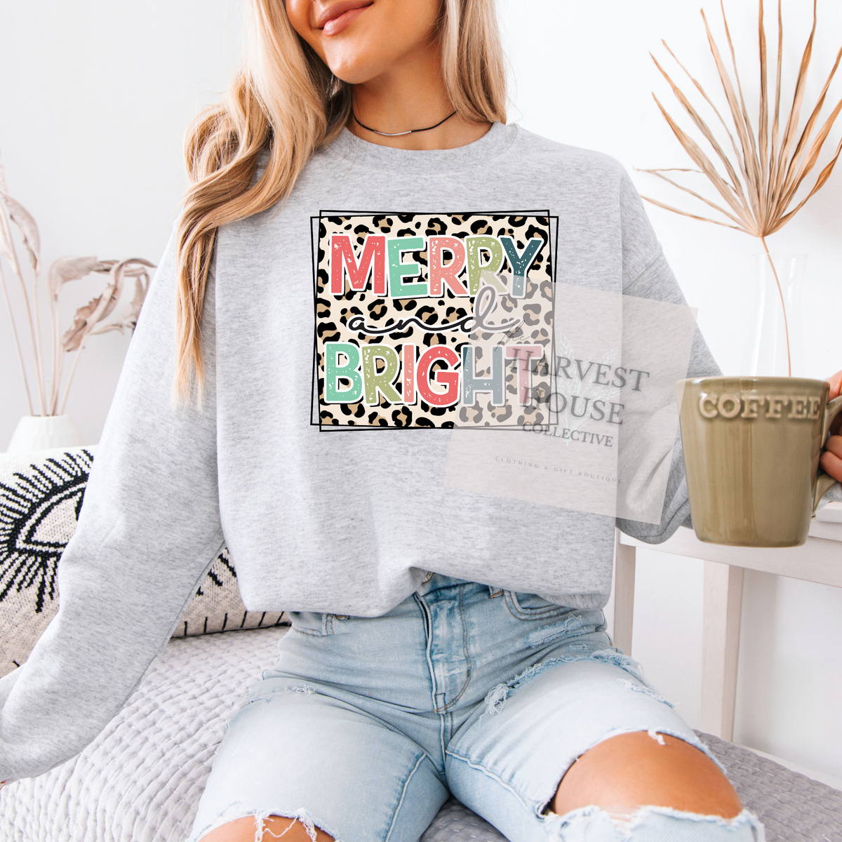 Merry & Bright Crewneck & Hoodie