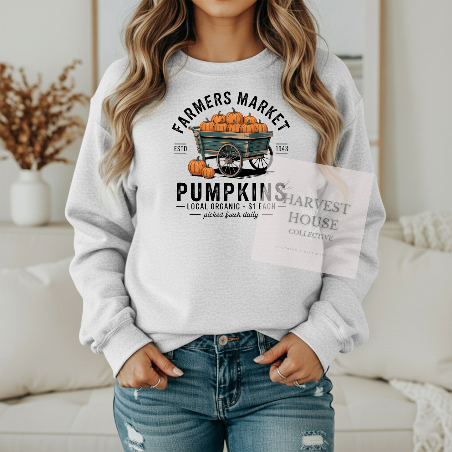 Farmers Market Gildan Hoodie & Crewneck