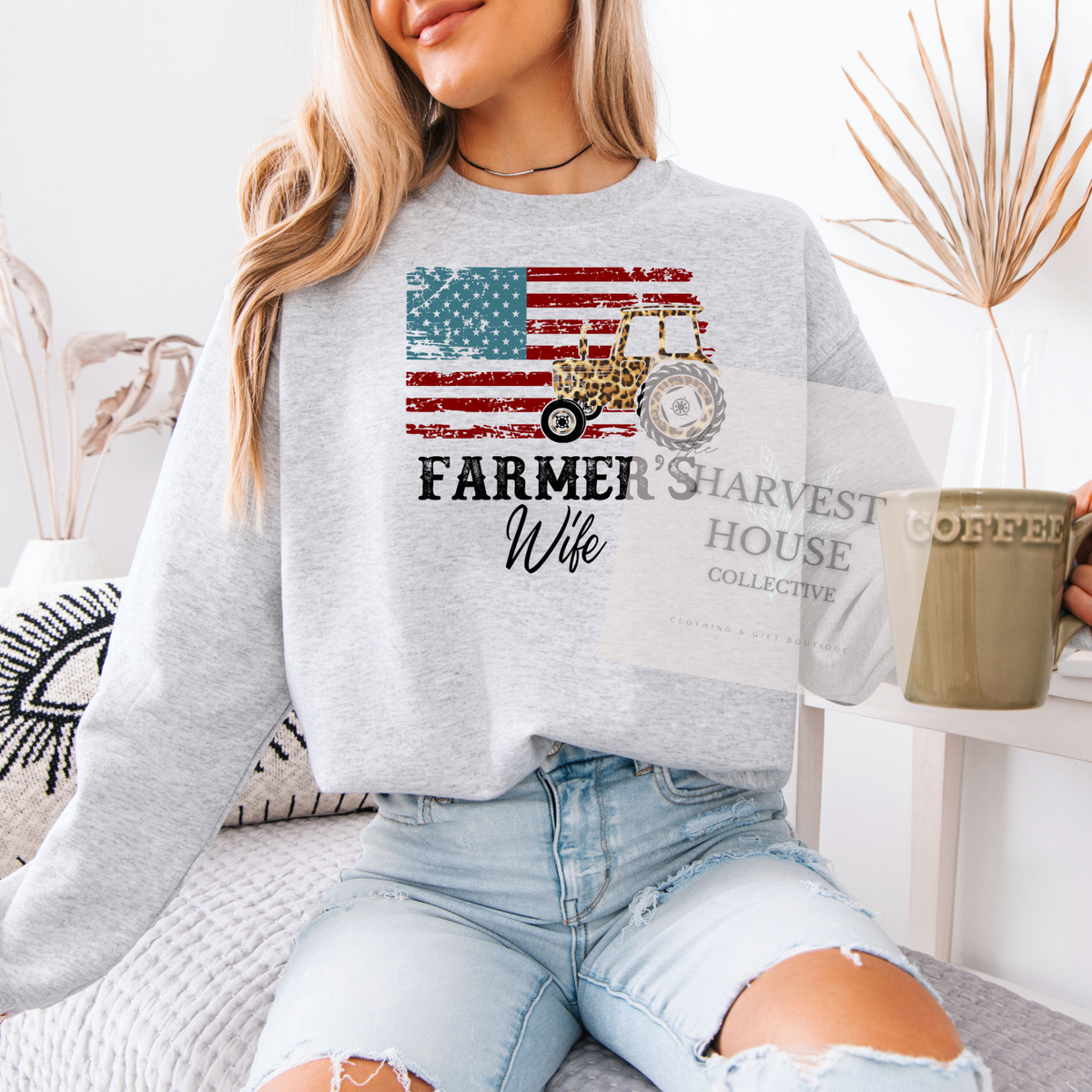 Farmer's Wife Crewneck & Hoodie