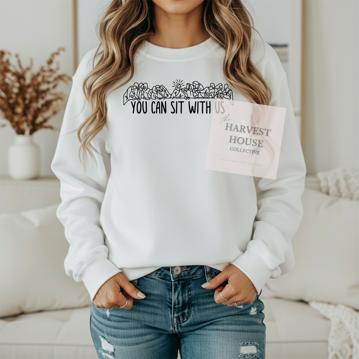 You Can Sit With Us Gildan Crewneck & Hoodie