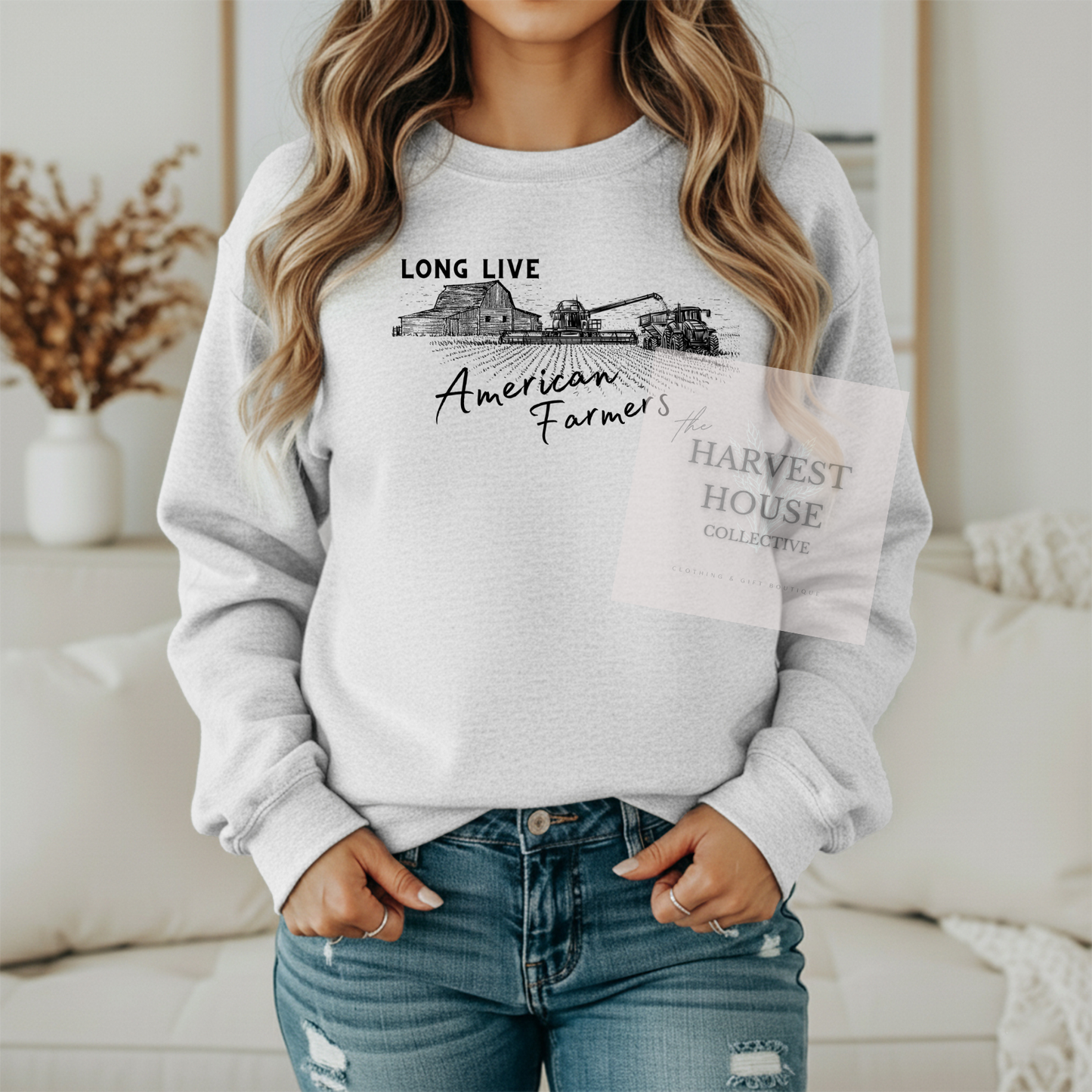 Long Live American Farmers Crewneck & Hoodie