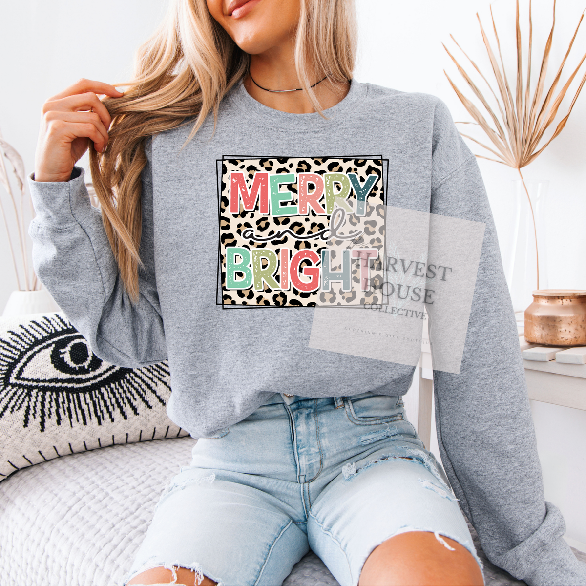Merry & Bright Crewneck & Hoodie