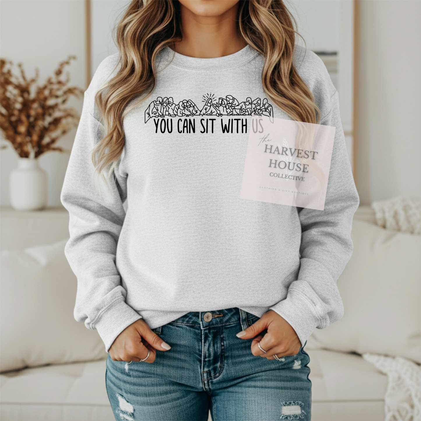 You Can Sit With Us Gildan Crewneck & Hoodie