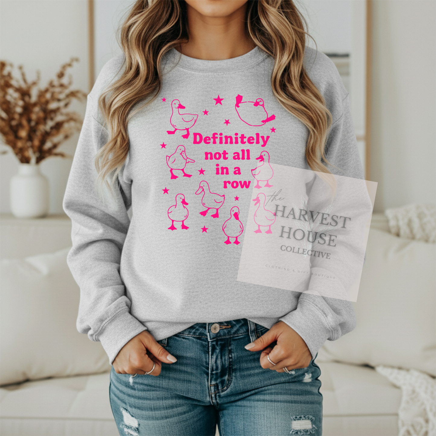 Ducks In A Row Gildan Crewneck & Hoodie