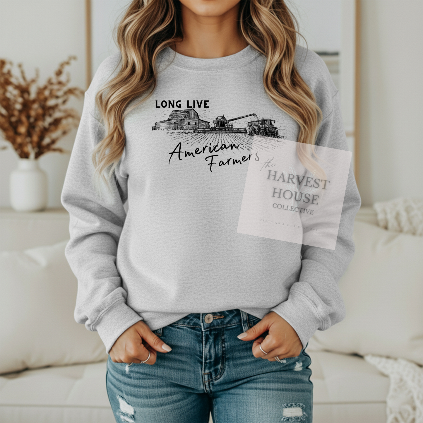 Long Live American Farmers Crewneck & Hoodie