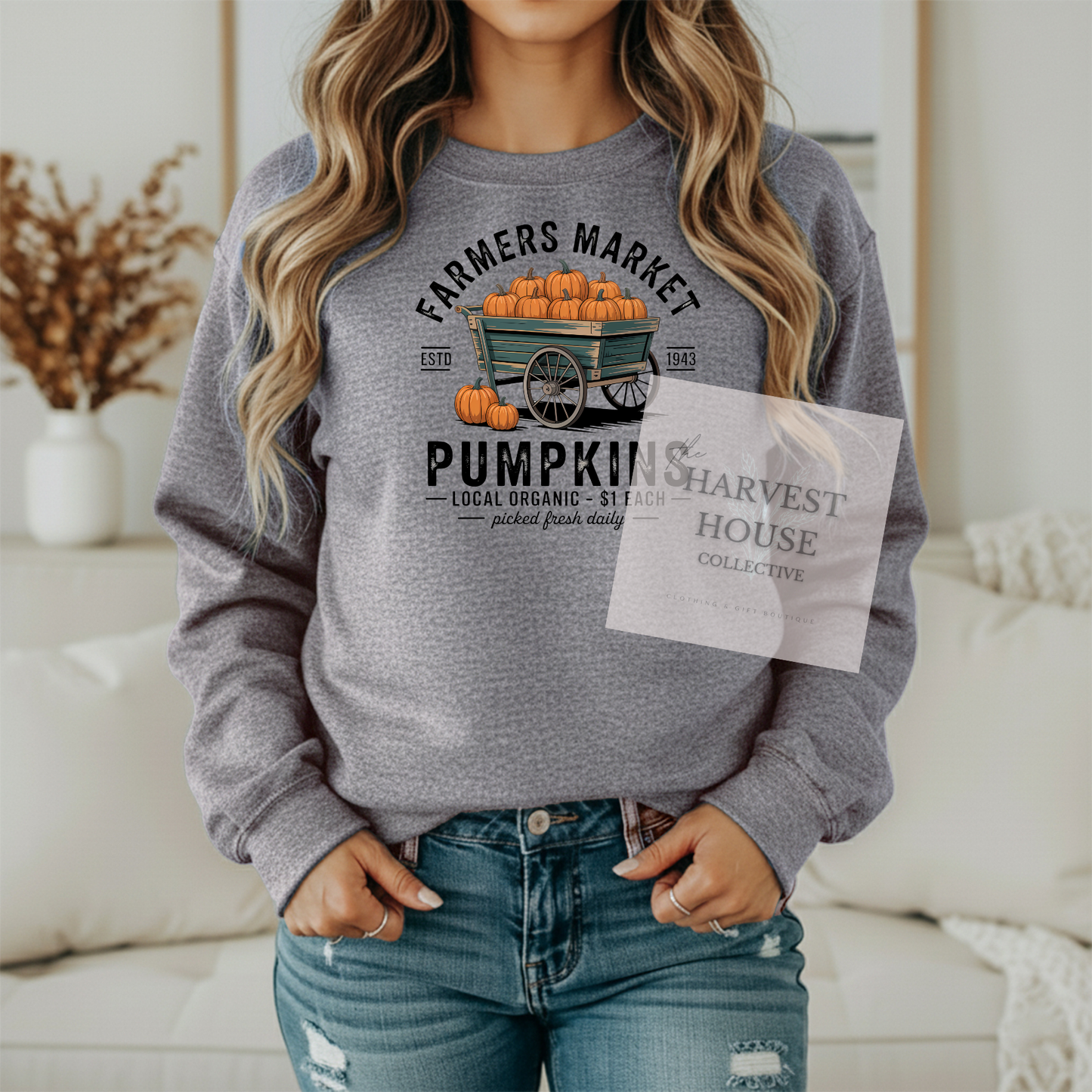 Farmers Market Gildan Hoodie & Crewneck