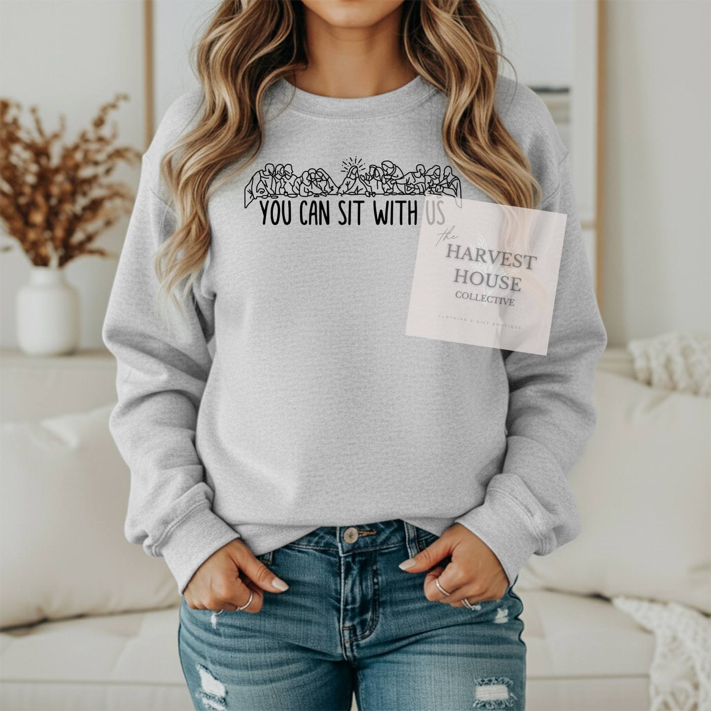 You Can Sit With Us Gildan Crewneck & Hoodie