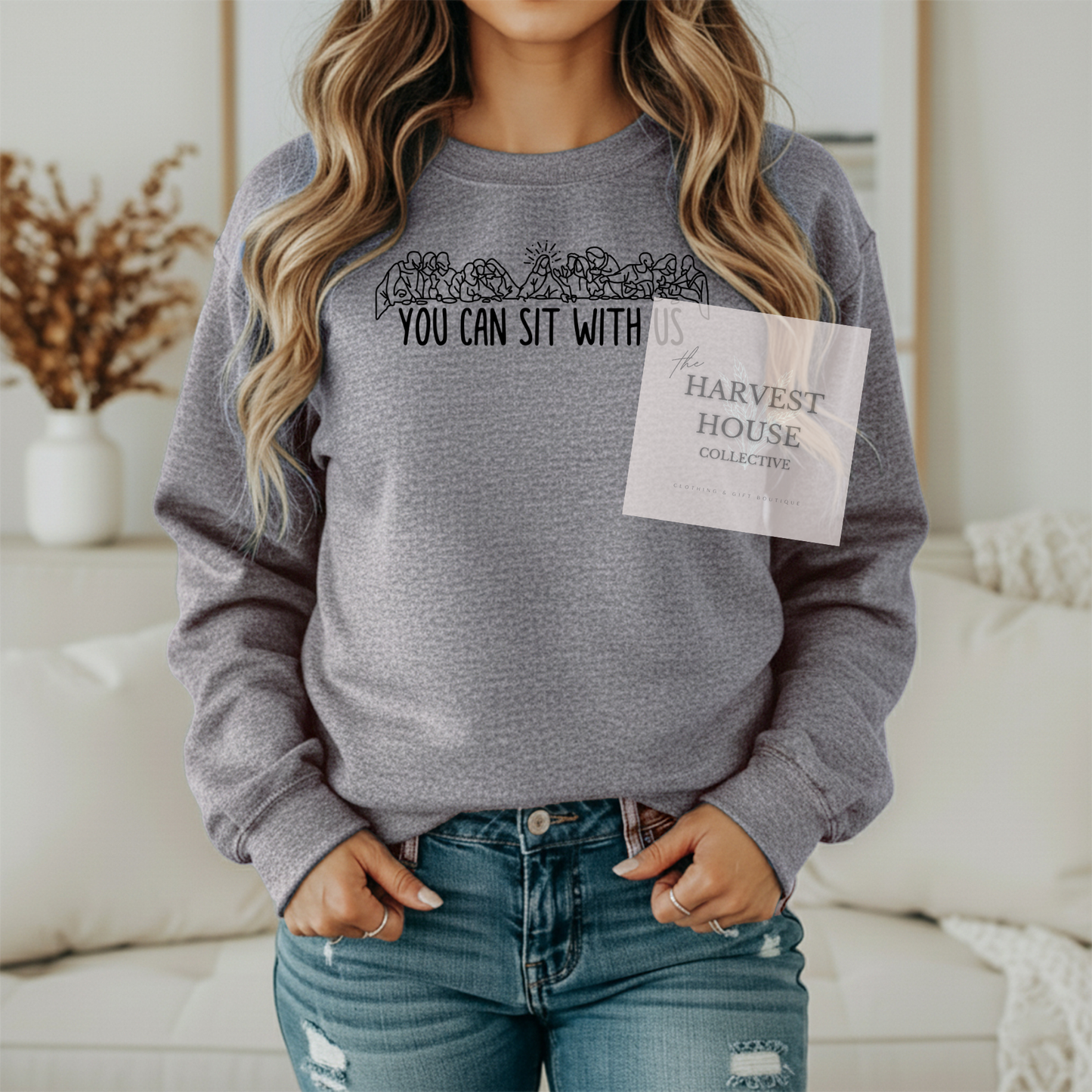 You Can Sit With Us Gildan Crewneck & Hoodie